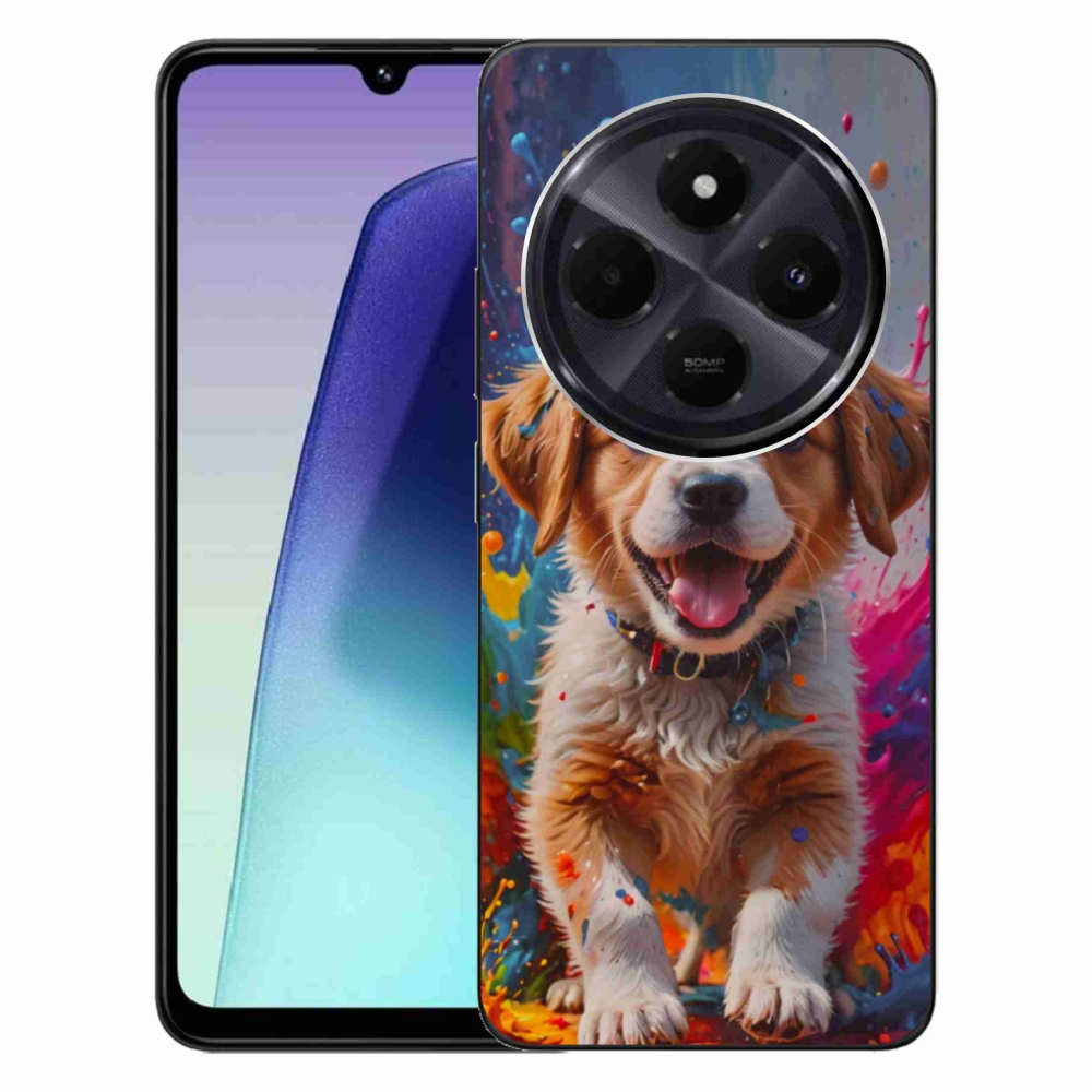 Gelový kryt mmCase na Xiaomi Redmi 14C/Poco C75 - roztomilé štěně 3