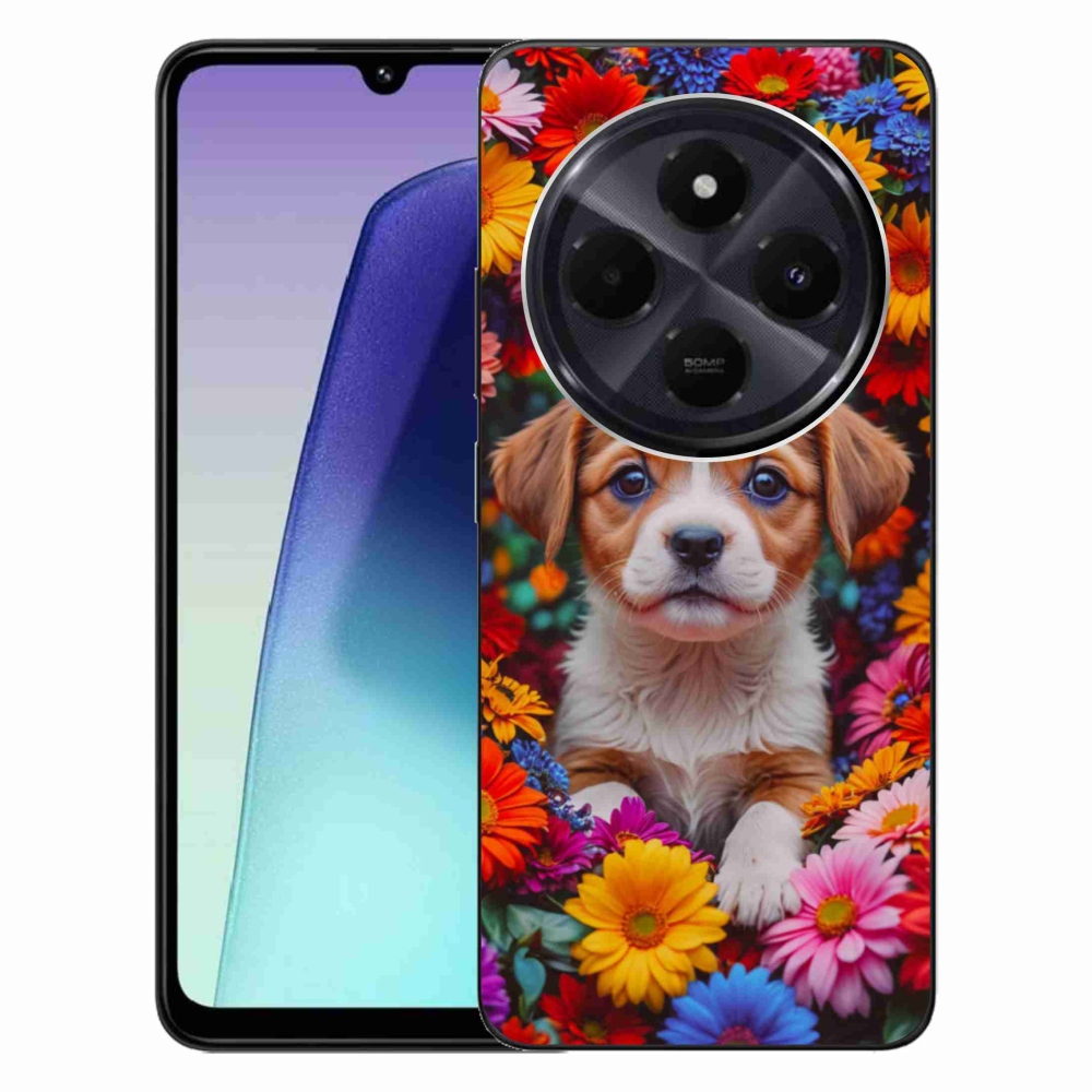 Gelový kryt mmCase na Xiaomi Redmi 14C/Poco C75 - roztomilé štěně