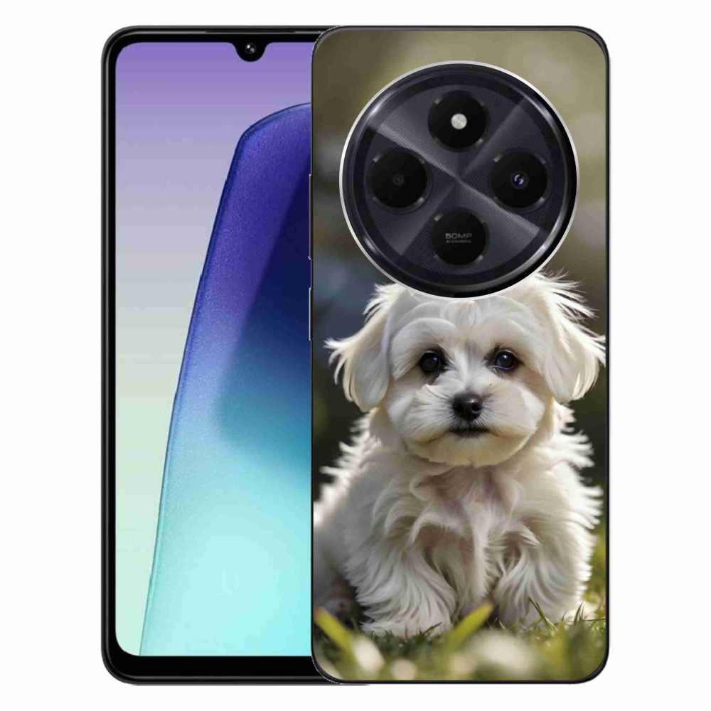 Gelový kryt mmCase na Xiaomi Redmi 14C/Poco C75 - roztomilý maltézský psík
