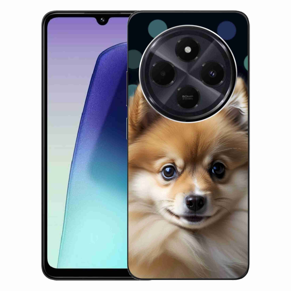 Gelový kryt mmCase na Xiaomi Redmi 14C/Poco C75 - roztomilý pomeranian