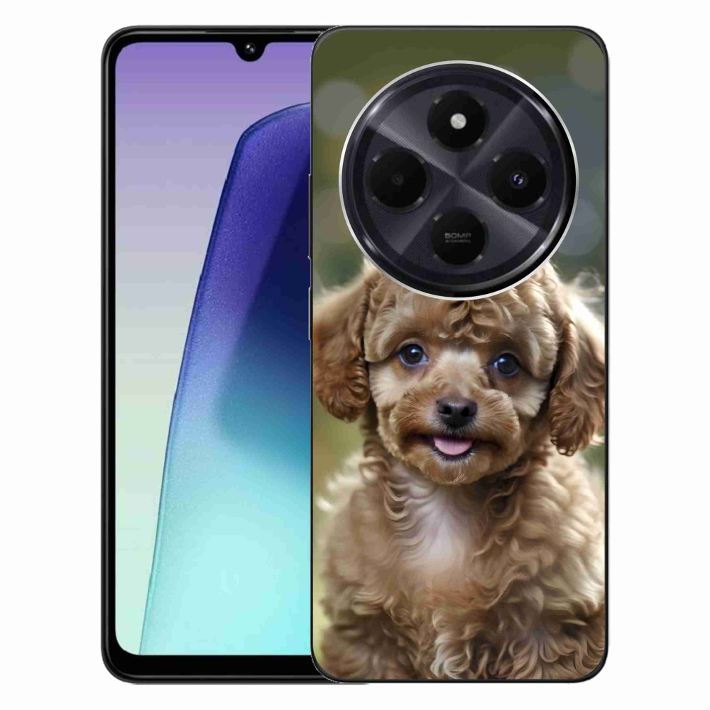 Gelový kryt mmCase na Xiaomi Redmi 14C/Poco C75 - roztomilý pudl