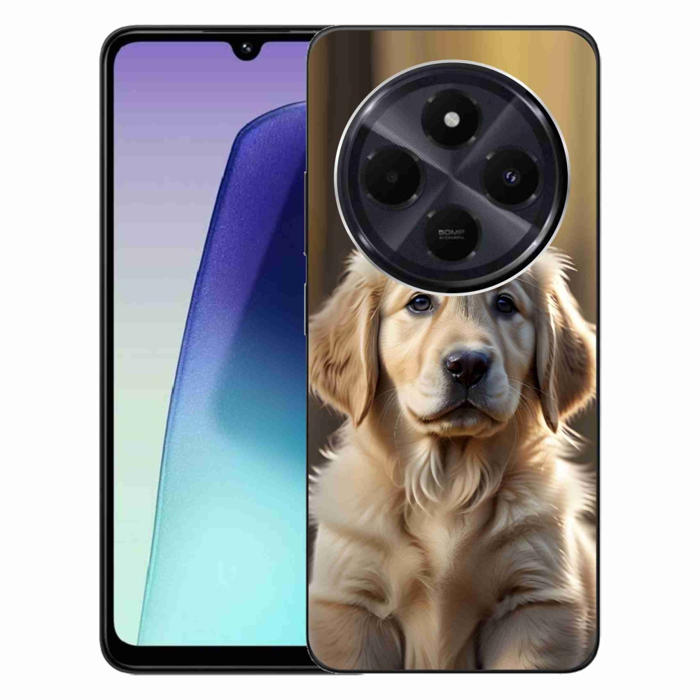 Gelový kryt mmCase na Xiaomi Redmi 14C/Poco C75 - roztomilý zlatý retrívr