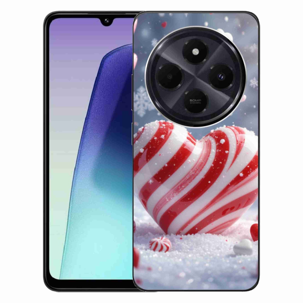 Gelový kryt mmCase na Xiaomi Redmi 14C/Poco C75 - sladké srdce