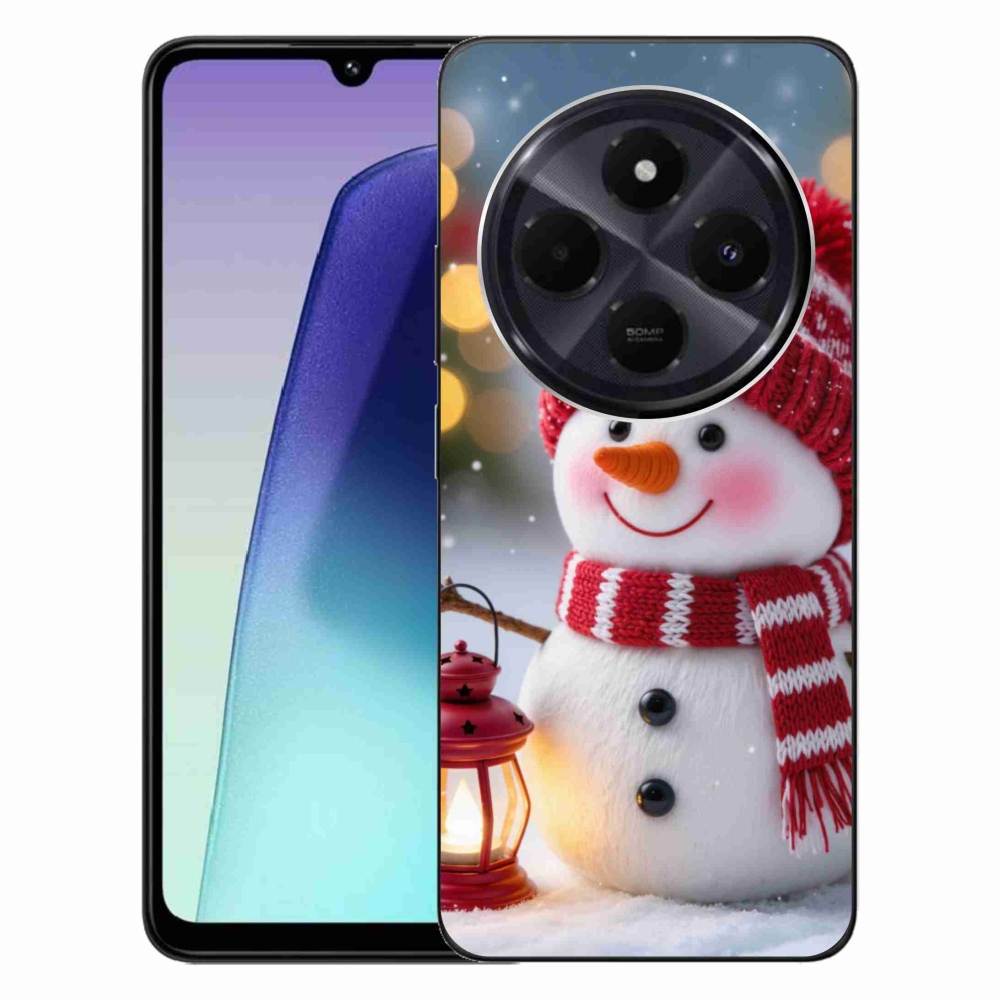 Gelový kryt mmCase na Xiaomi Redmi 14C/Poco C75 - sněhulák 2