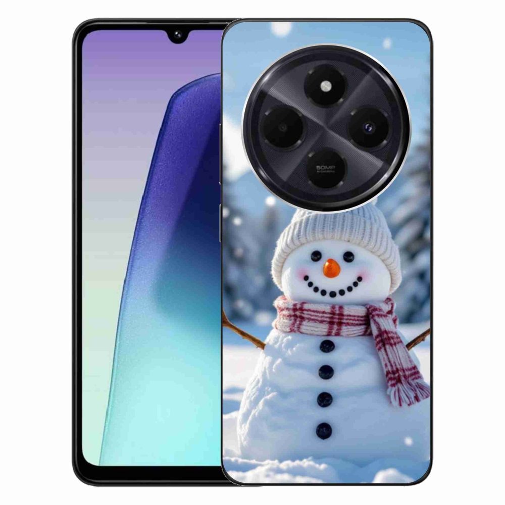 Gelový kryt mmCase na Xiaomi Redmi 14C/Poco C75 - sněhulák 3