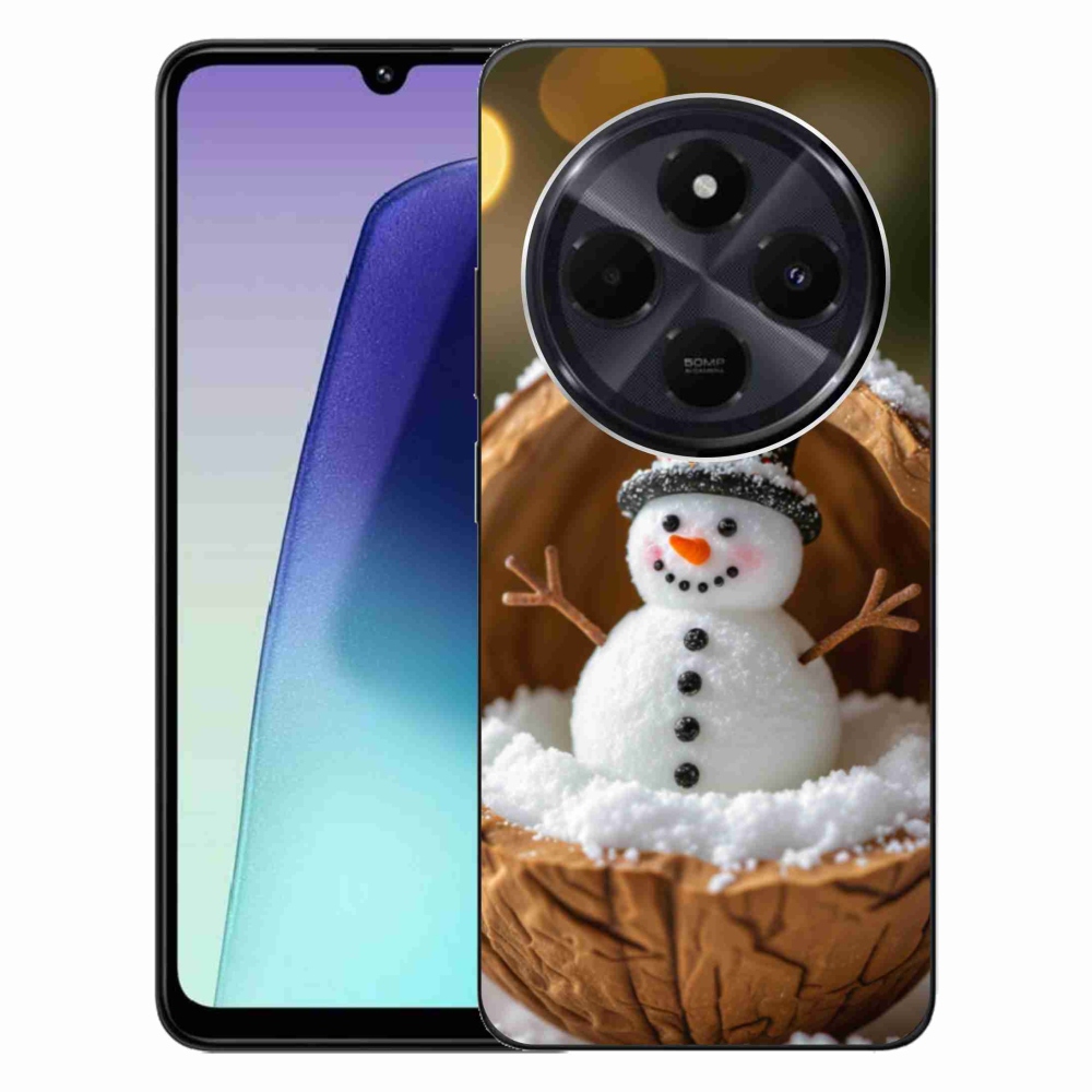 Gelový kryt mmCase na Xiaomi Redmi 14C/Poco C75 - sněhulák 4