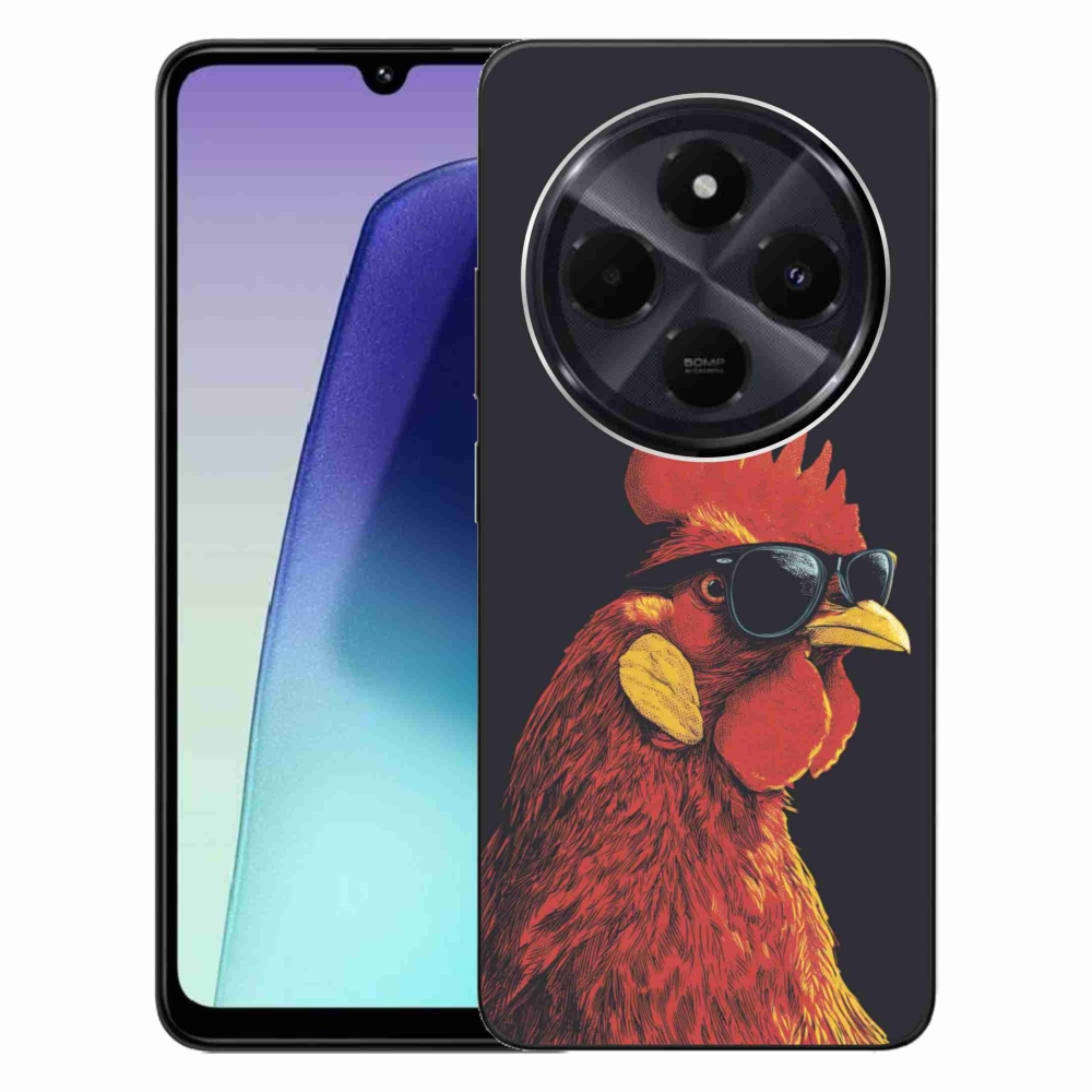 Gelový kryt mmCase na Xiaomi Redmi 14C/Poco C75 - stylový kohout