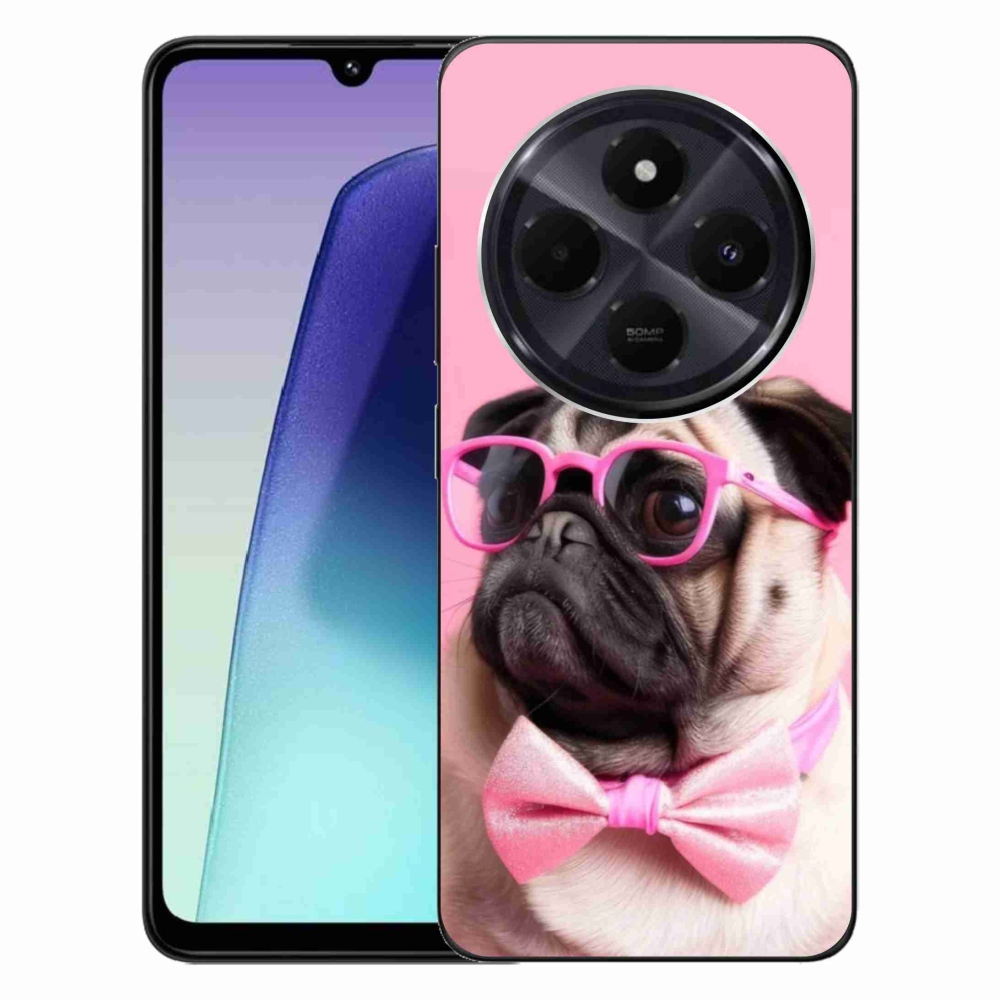 Gelový kryt mmCase na Xiaomi Redmi 14C/Poco C75 - stylový mops