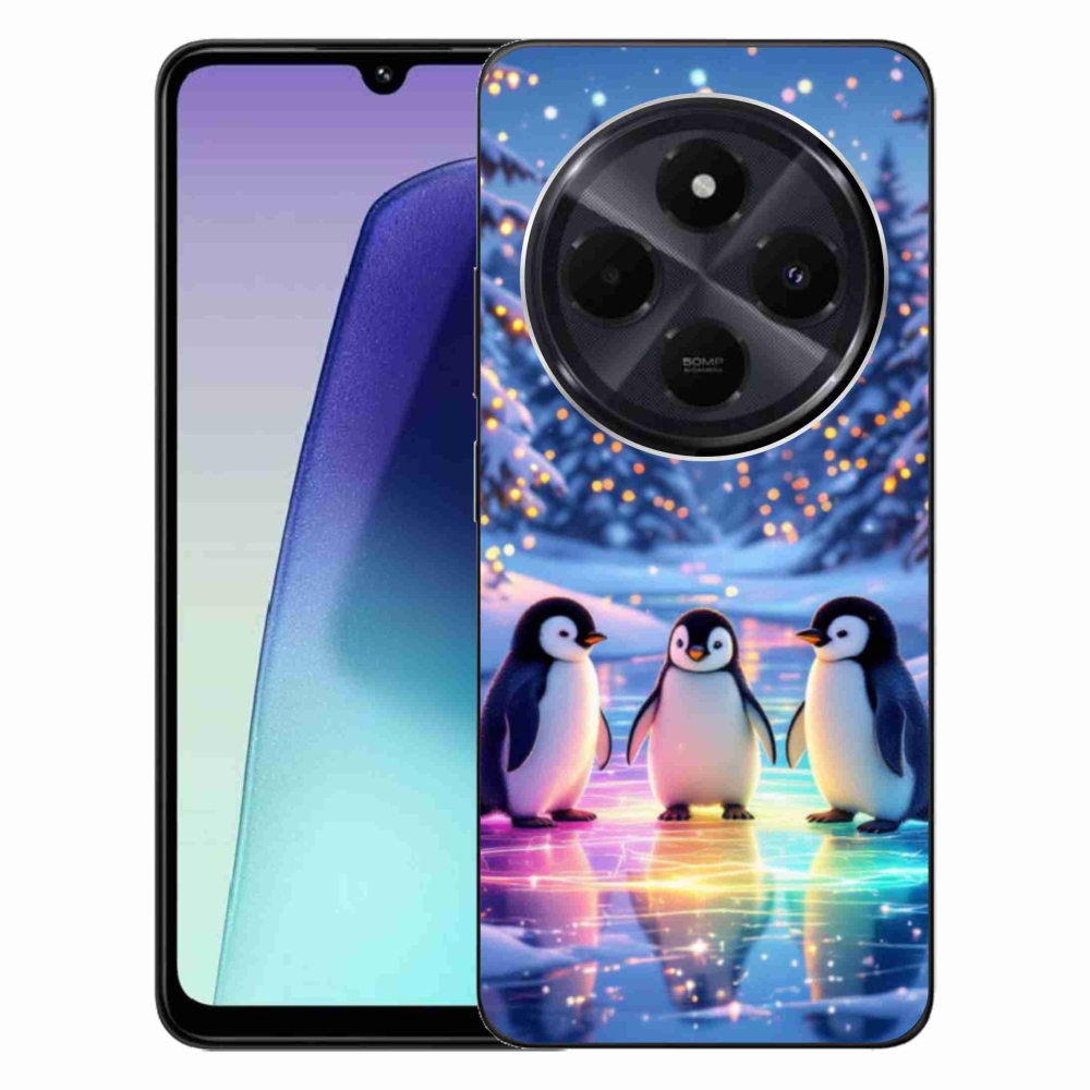 Gelový kryt mmCase na Xiaomi Redmi 14C/Poco C75 - tučnáci