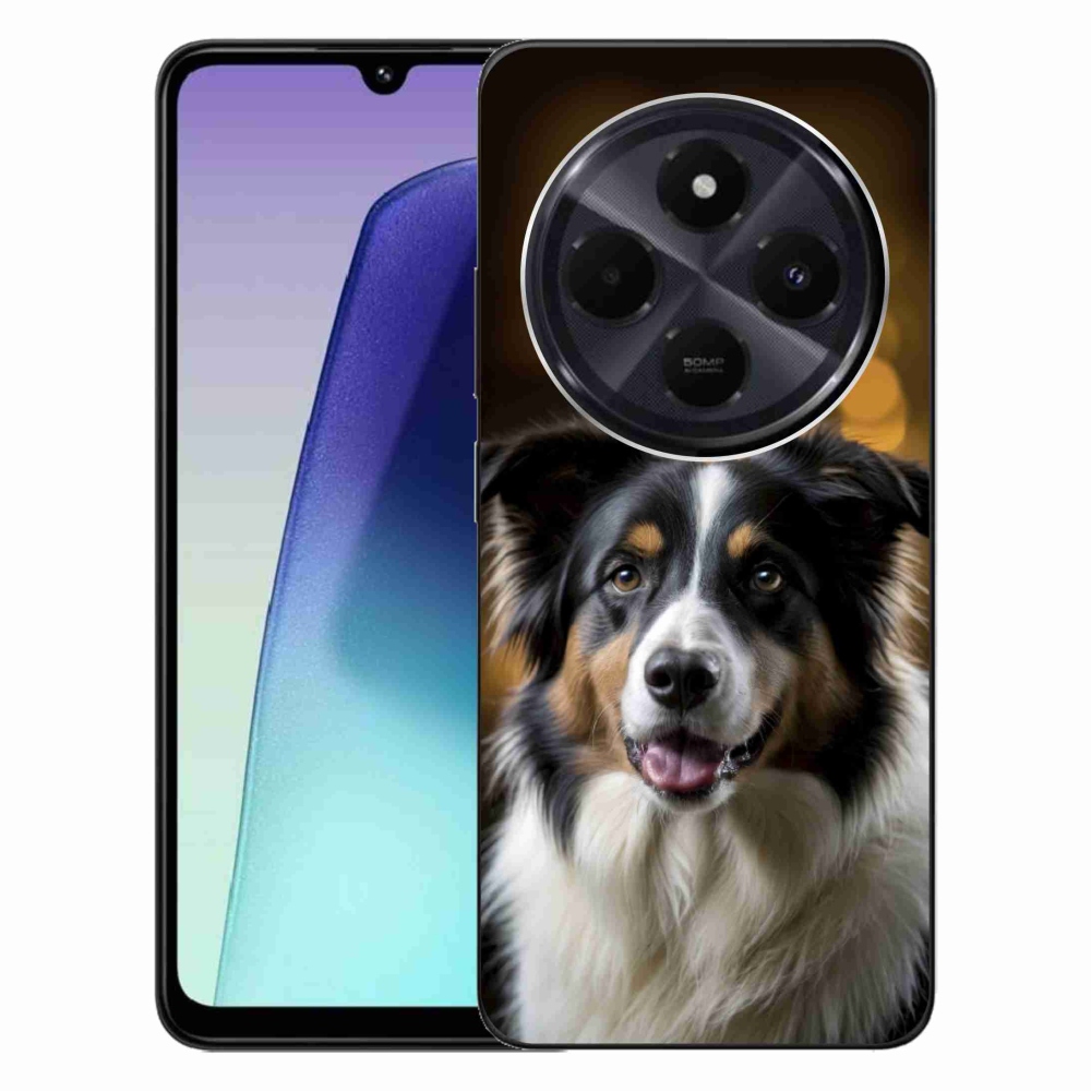 Gelový kryt mmCase na Xiaomi Redmi 14C/Poco C75 - usměvavý australský ovčák