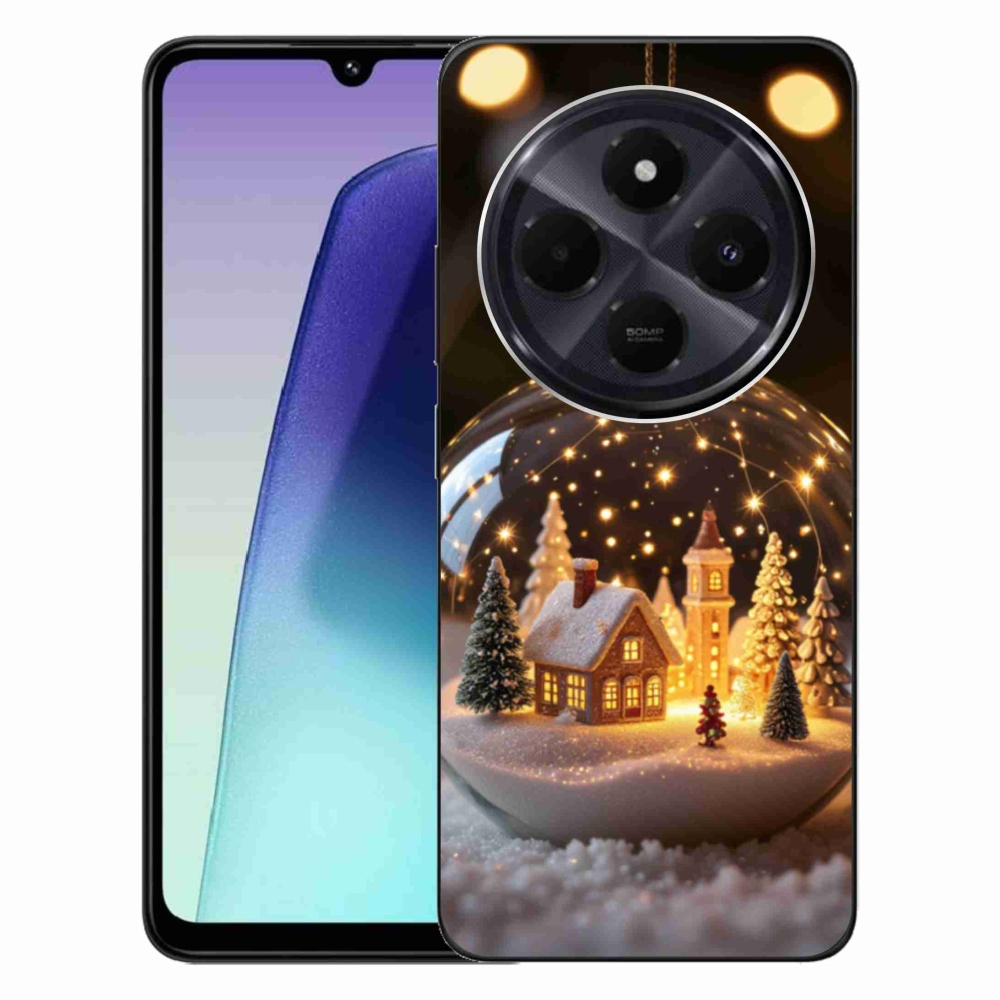 Gelový kryt mmCase na Xiaomi Redmi 14C/Poco C75 - vánoční koule 3