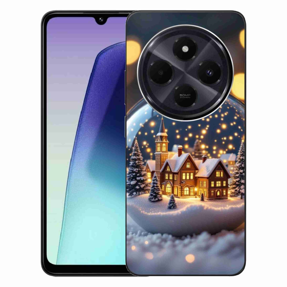 Gelový kryt mmCase na Xiaomi Redmi 14C/Poco C75 - vánoční koule 4