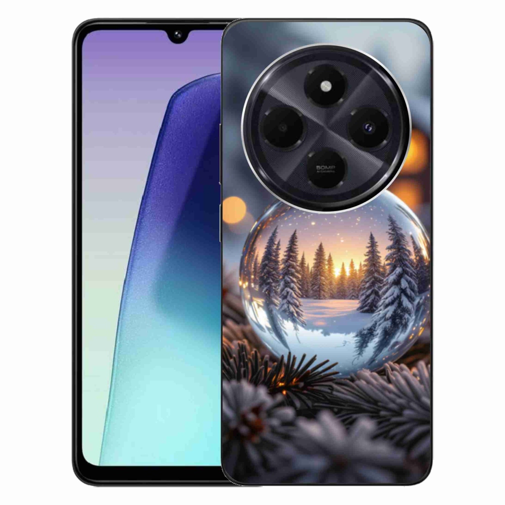 Gelový kryt mmCase na Xiaomi Redmi 14C/Poco C75 - vánoční ozdoba