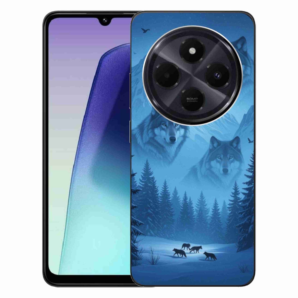 Gelový kryt mmCase na Xiaomi Redmi 14C/Poco C75 - vlčí smečka