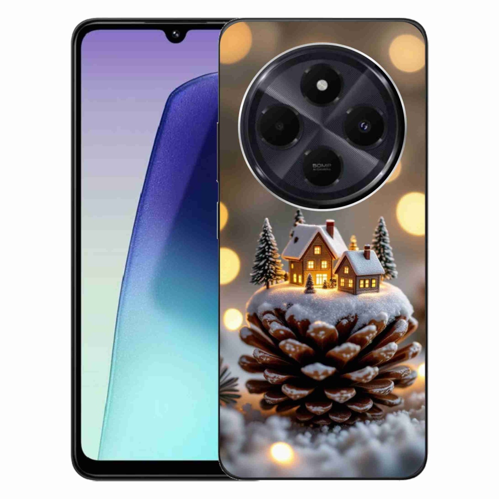 Gelový kryt mmCase na Xiaomi Redmi 14C/Poco C75 - zimní vesnička