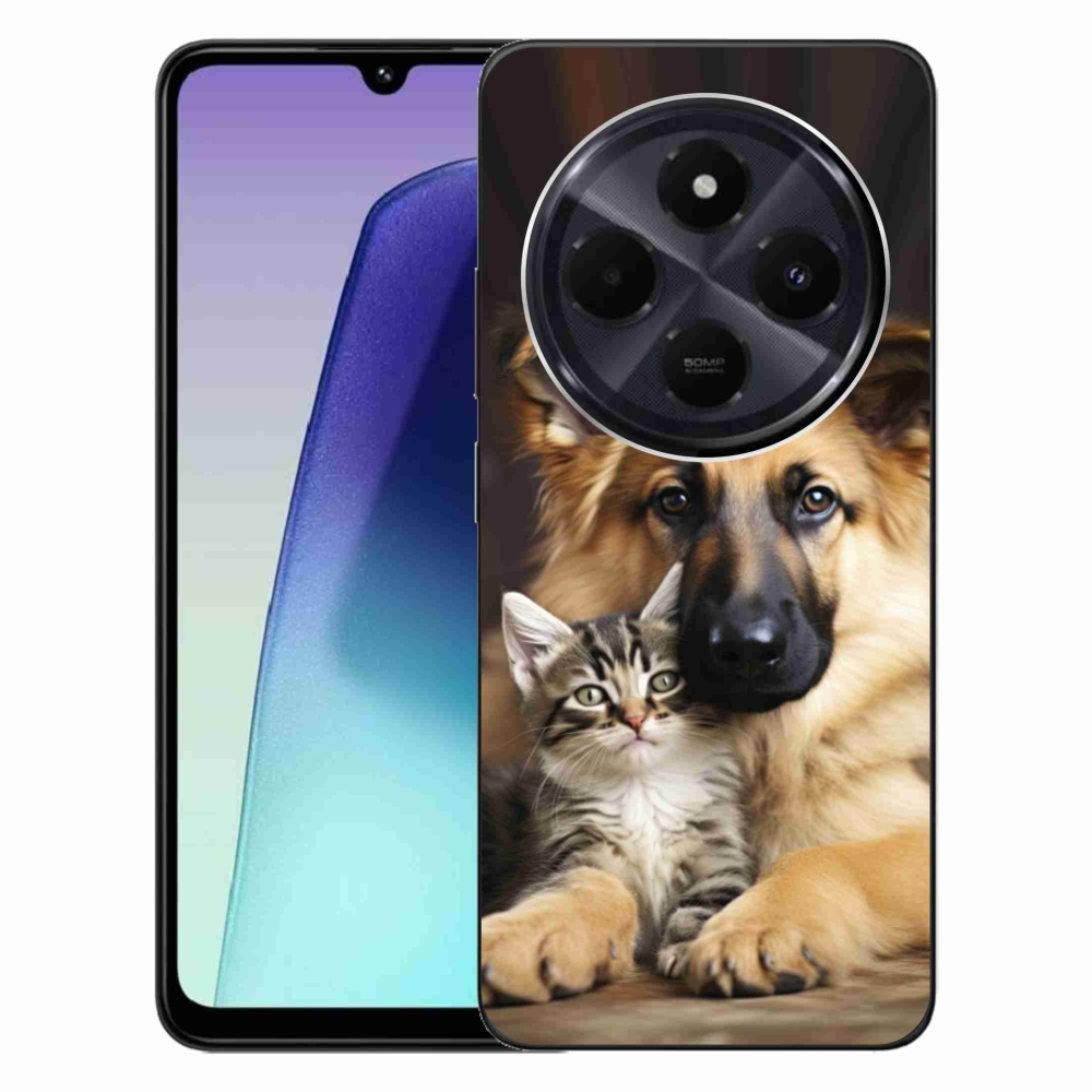 Gelový kryt mmCase na Xiaomi Redmi 14C/Poco C75 - zvířecí přátelství