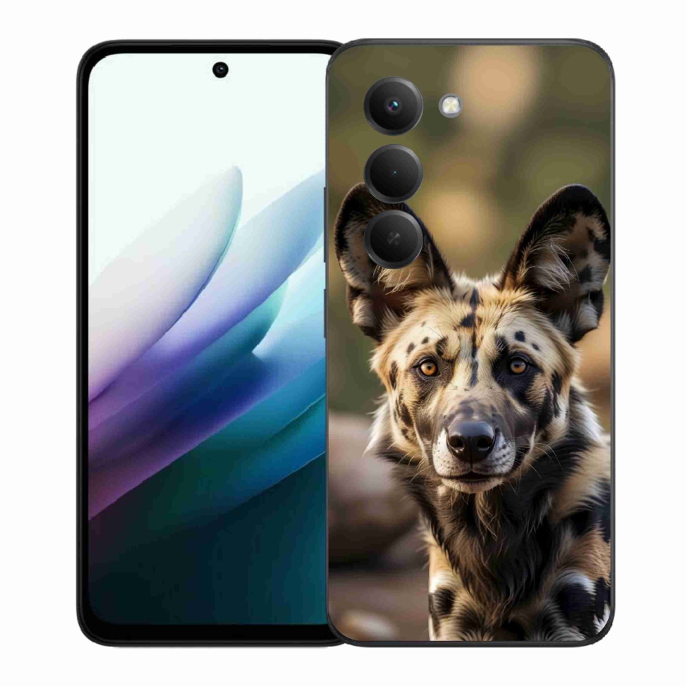 Gelový kryt mmCase na Xiaomi Redmi 15 4G/5G 171 mm - africký divoký pes