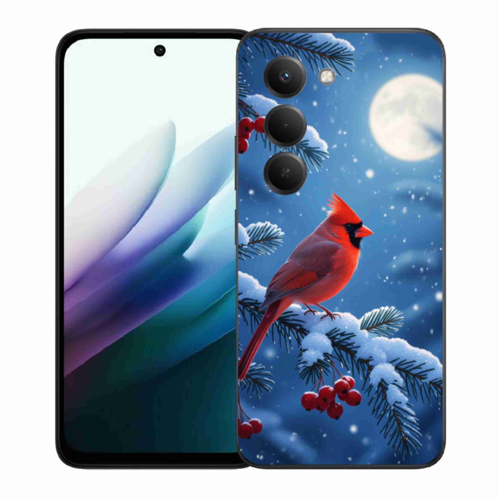 Gelový kryt mmCase na Xiaomi Redmi 15 4G/5G 171 mm - kardinál červený