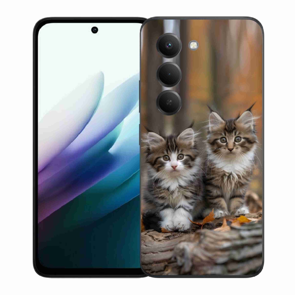 Gelový kryt mmCase na Xiaomi Redmi 15 4G/5G 171 mm - kočičí duo 3