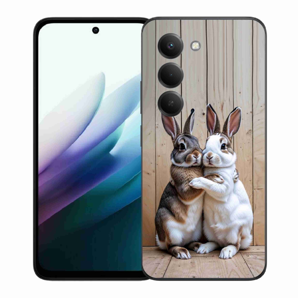Gelový kryt mmCase na Xiaomi Redmi 15 4G/5G 171 mm - králičí pár