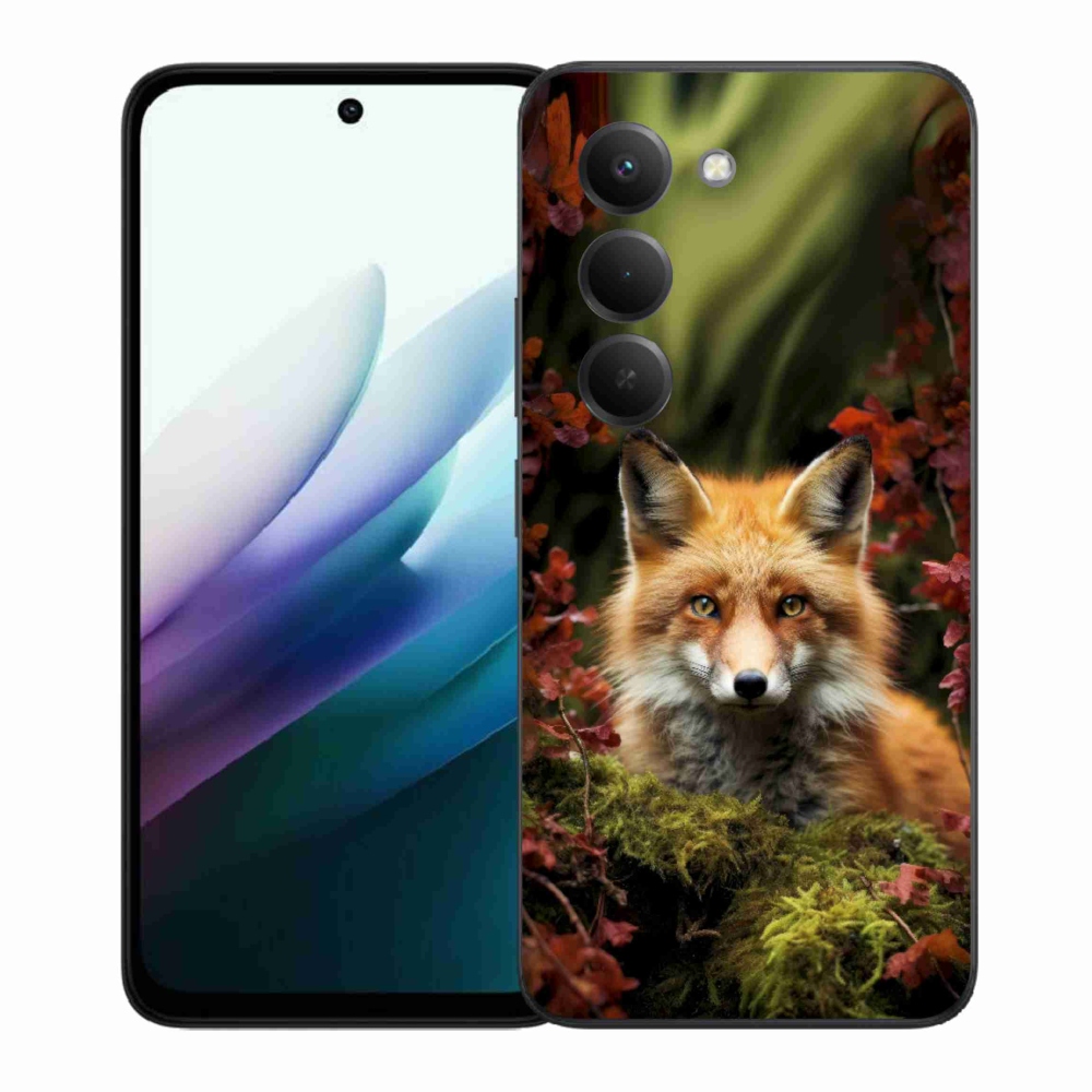 Gelový kryt mmCase na Xiaomi Redmi 15 4G/5G 171 mm - liška v lese