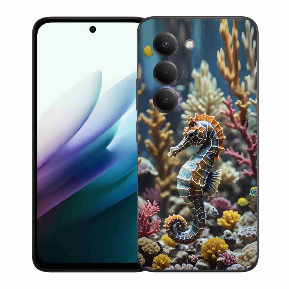 Gelový kryt mmCase na Xiaomi Redmi 15 4G/5G 171 mm - mořský koník 2