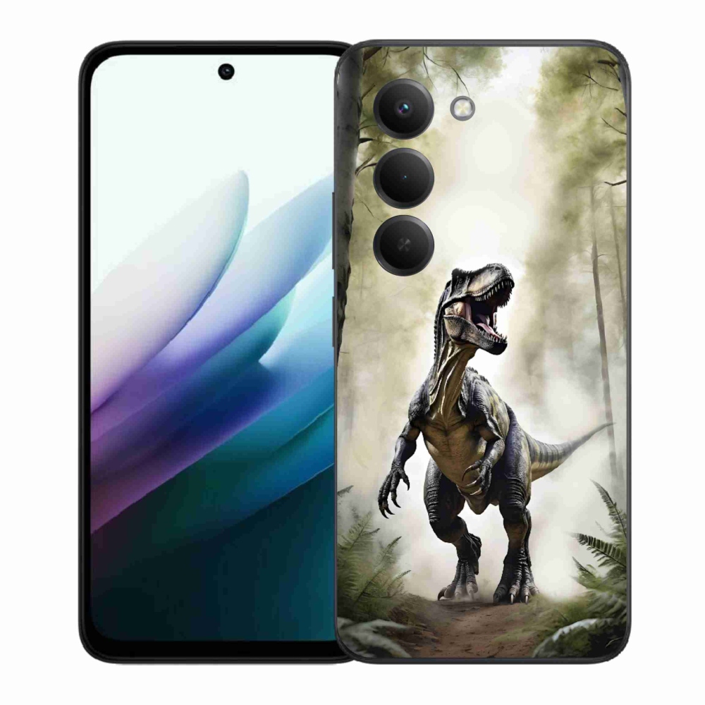 Gelový kryt mmCase na Xiaomi Redmi 15 4G/5G 171 mm - naštvaný T-Rex