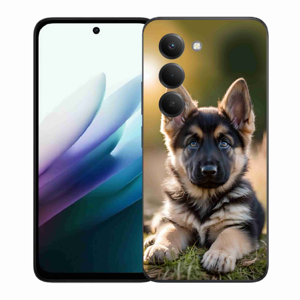 Gelový kryt mmCase na Xiaomi Redmi 15 4G/5G 171 mm - německý ovčák v přírodě