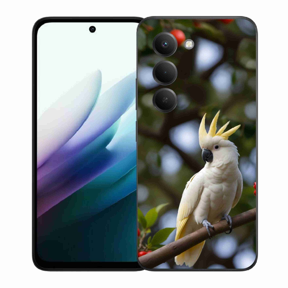 Gelový kryt mmCase na Xiaomi Redmi 15 4G/5G 171 mm - papoušek kakadu 3