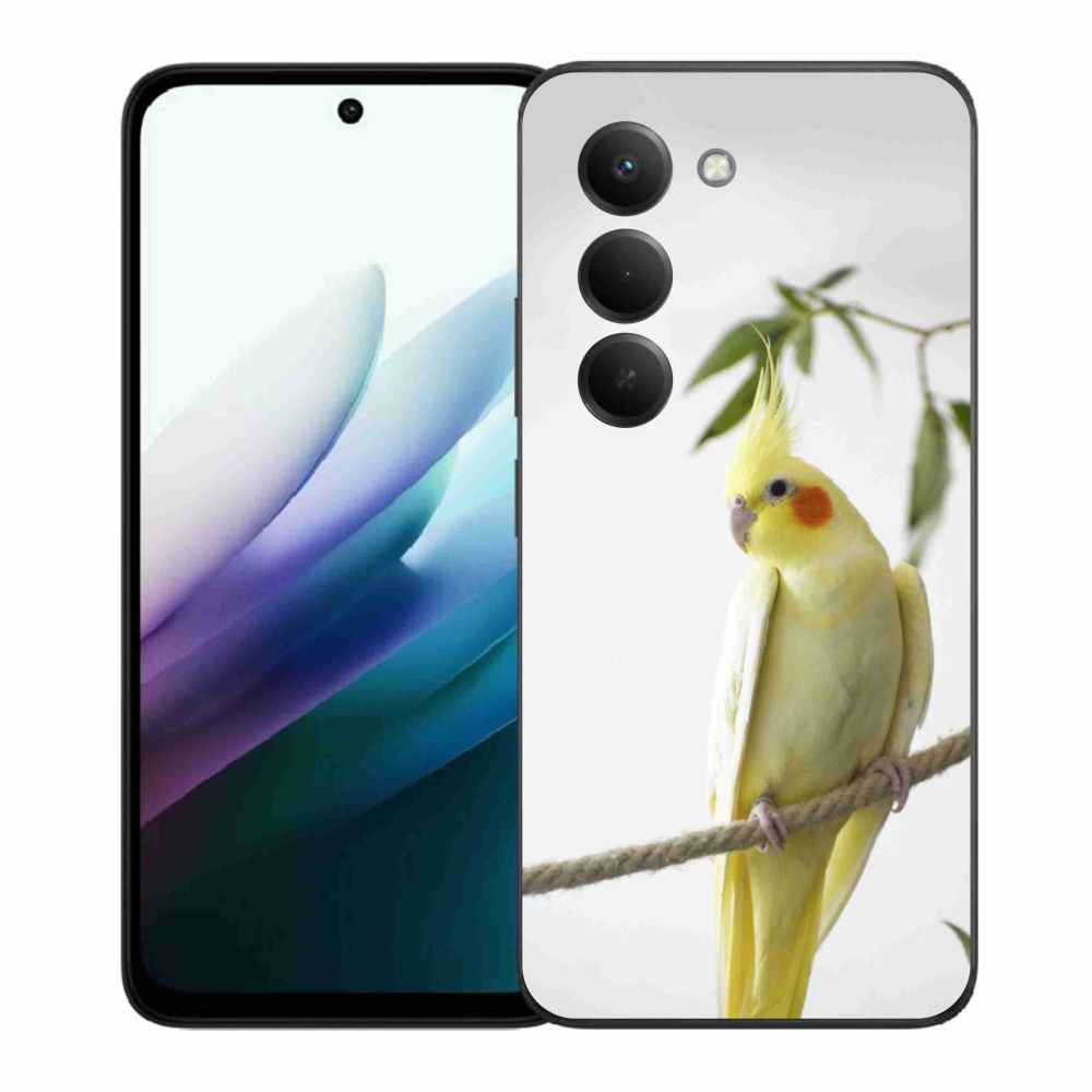 Gelový kryt mmCase na Xiaomi Redmi 15 4G/5G 171 mm - papoušek korela chocholatá