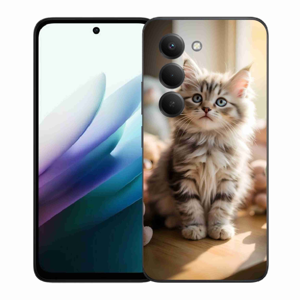 Gelový kryt mmCase na Xiaomi Redmi 15 4G/5G 171 mm - roztomilé kotě 10