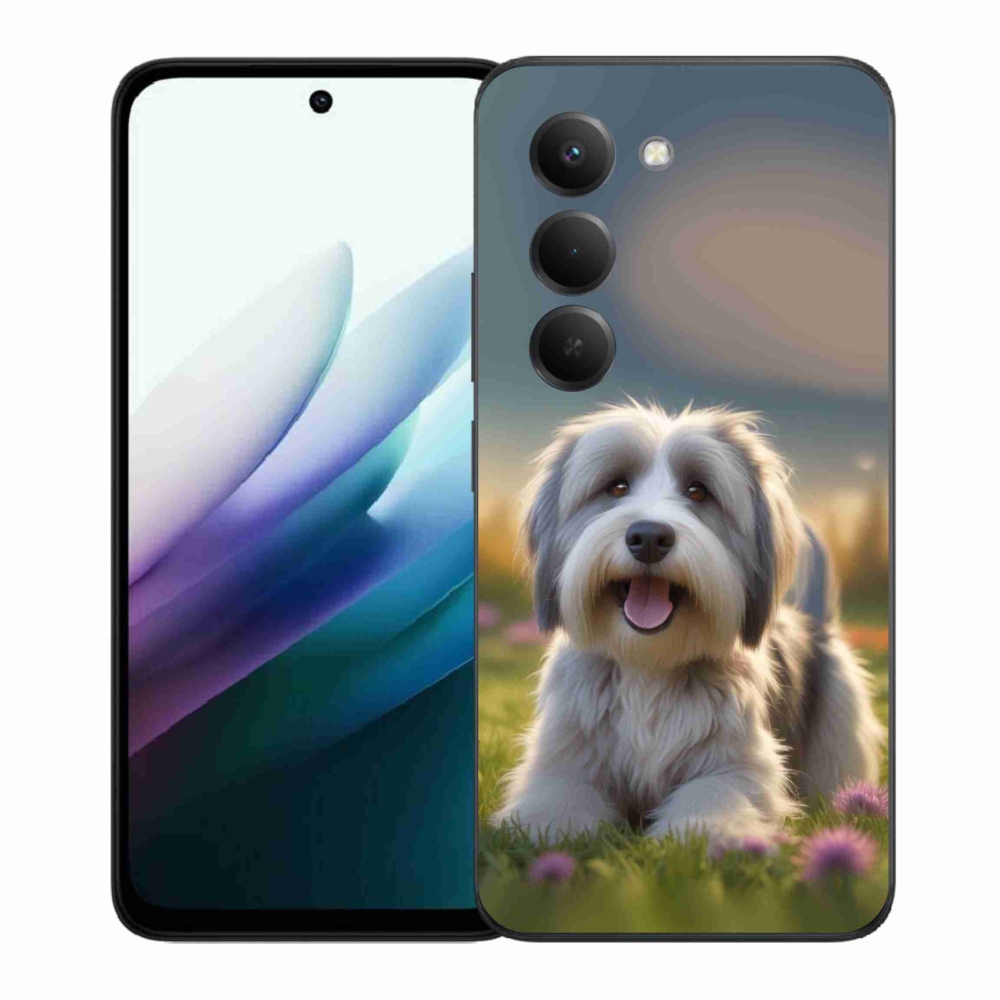 Gelový kryt mmCase na Xiaomi Redmi 15 4G/5G 171 mm - roztomilý havanský psík