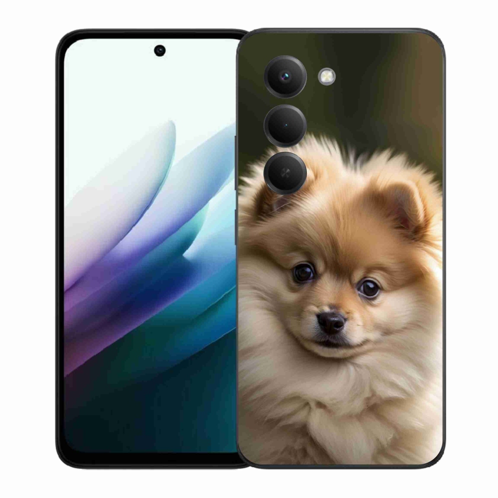 Gelový kryt mmCase na Xiaomi Redmi 15 4G/5G 171 mm - roztomilý pomeranian 2