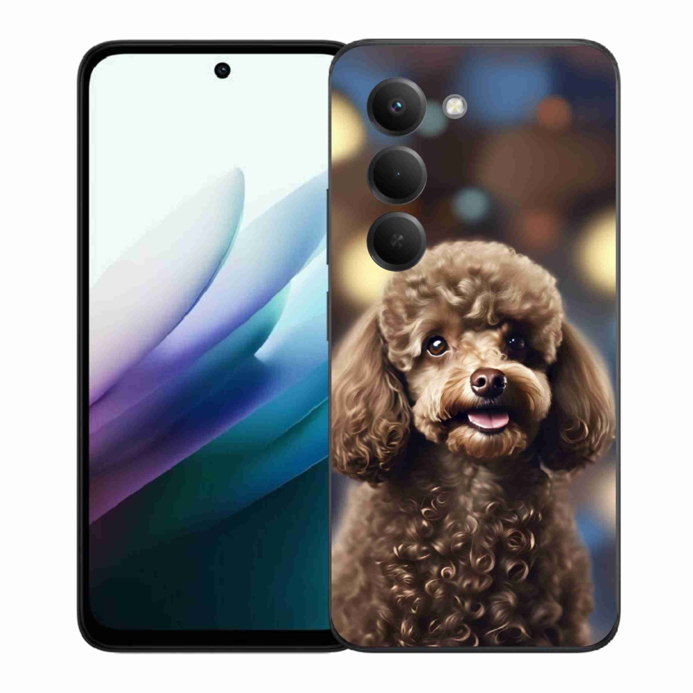 Gelový kryt mmCase na Xiaomi Redmi 15 4G/5G 171 mm - roztomilý pudl