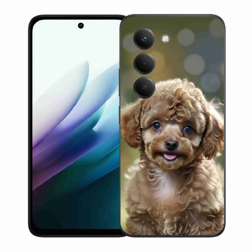 Gelový kryt mmCase na Xiaomi Redmi 15 4G/5G 171 mm - roztomilý pudl