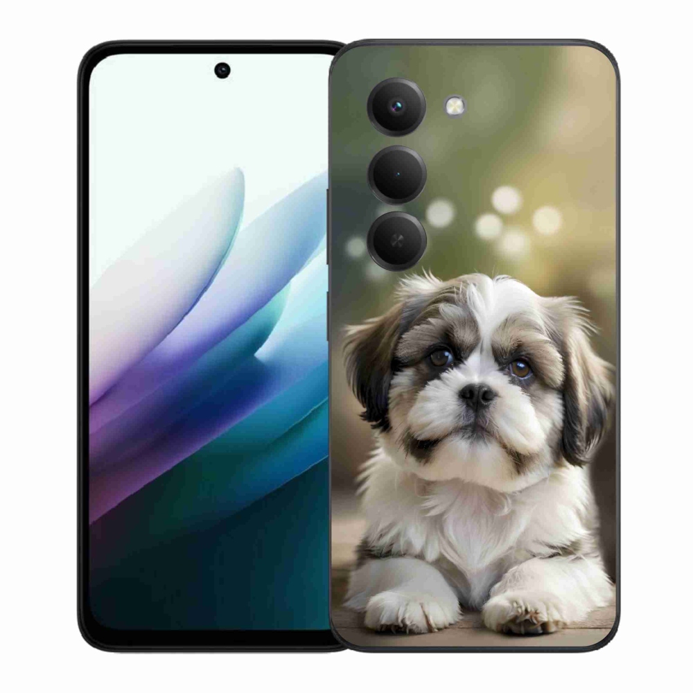 Gelový kryt mmCase na Xiaomi Redmi 15 4G/5G 171 mm - roztomilý shih-tzu