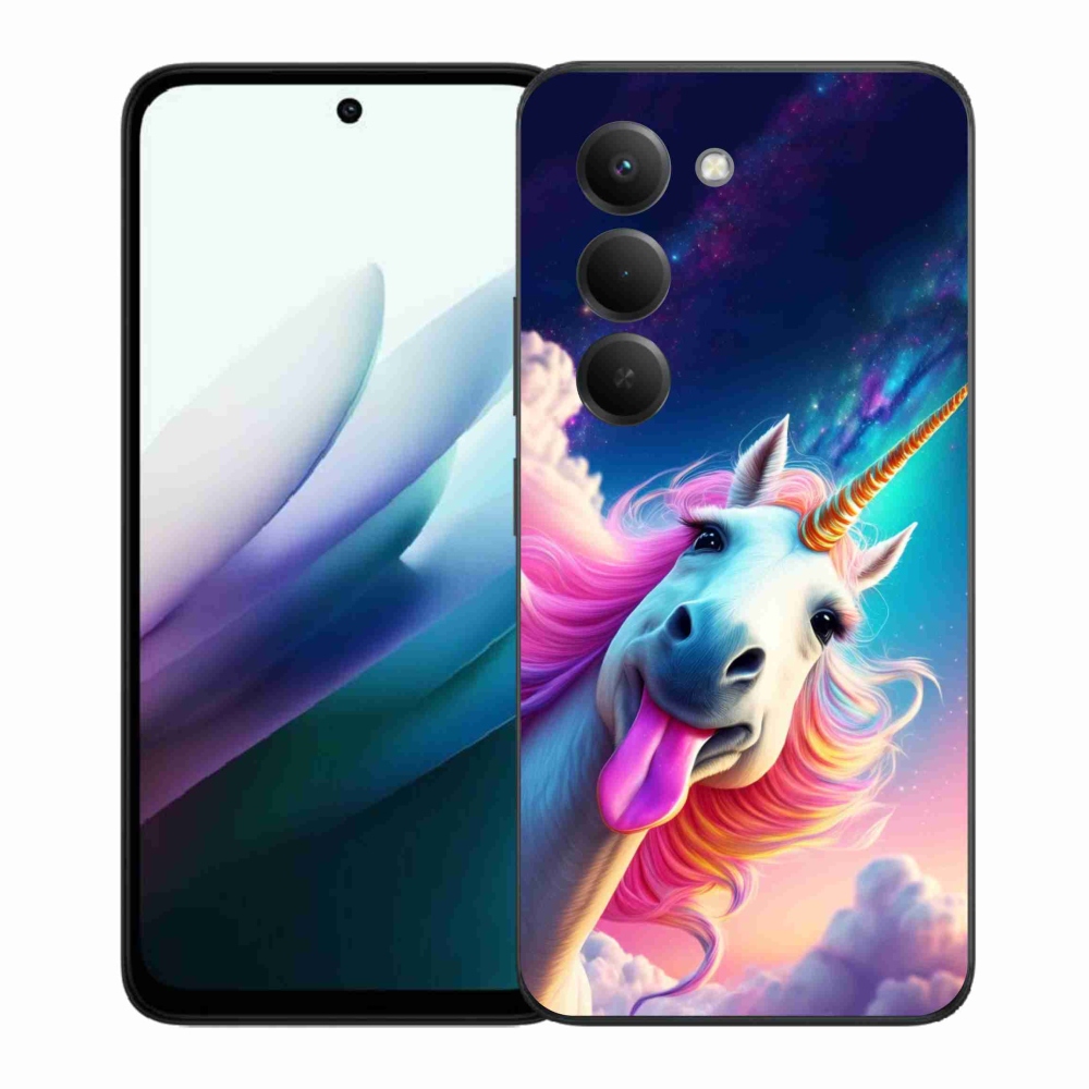 Gelový kryt mmCase na Xiaomi Redmi 15 4G/5G 171 mm - šílený jednorožec