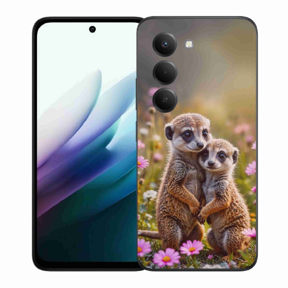 Gelový kryt mmCase na Xiaomi Redmi 15 4G/5G 171 mm - surikatí duo