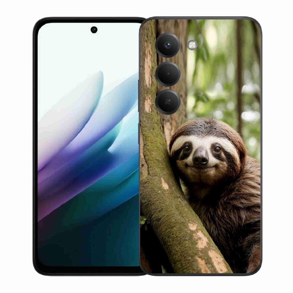 Gelový kryt mmCase na Xiaomi Redmi 15 4G/5G 171 mm - usměvavý lenochod