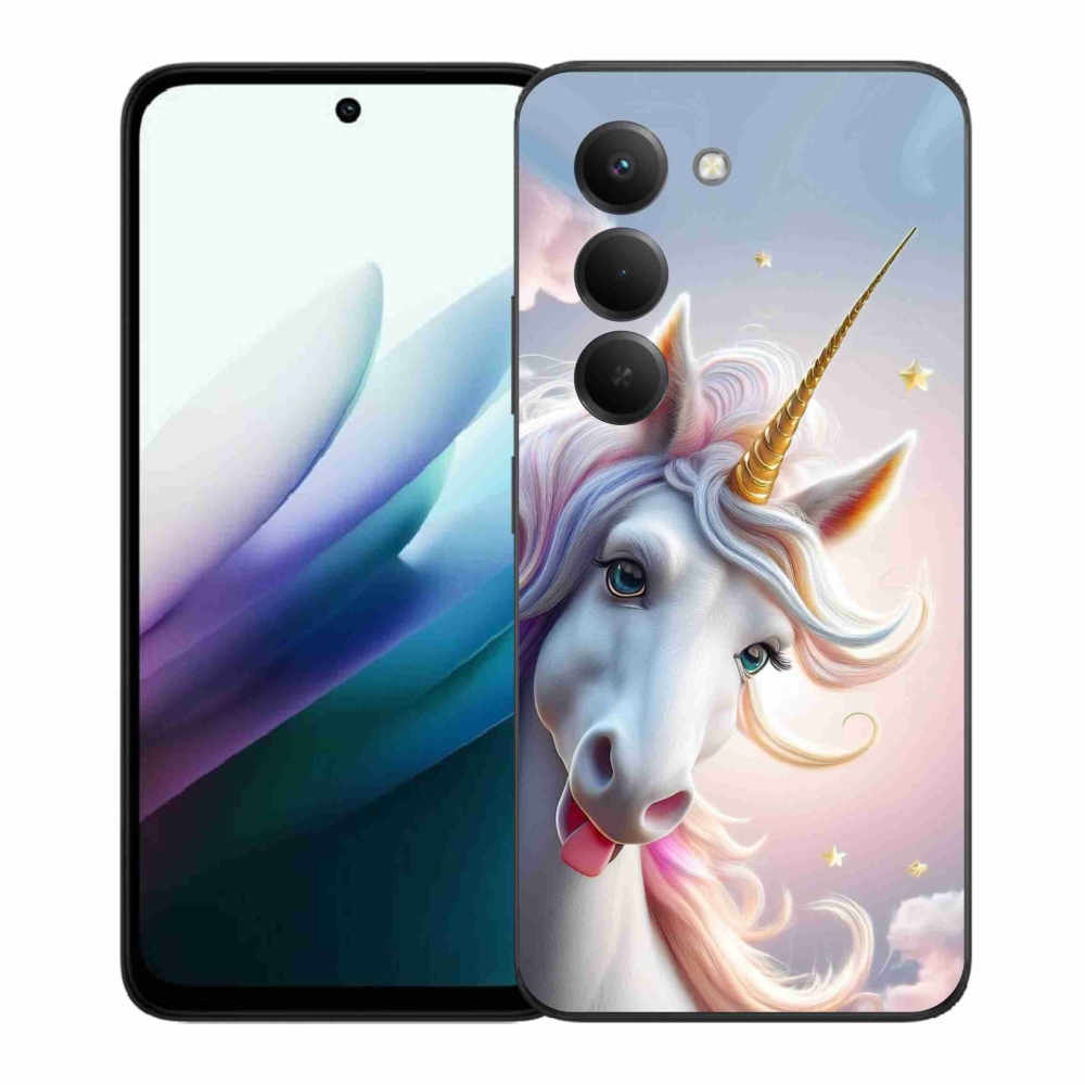 Gelový kryt mmCase na Xiaomi Redmi 15 4G/5G 171 mm - veselý jednorožec