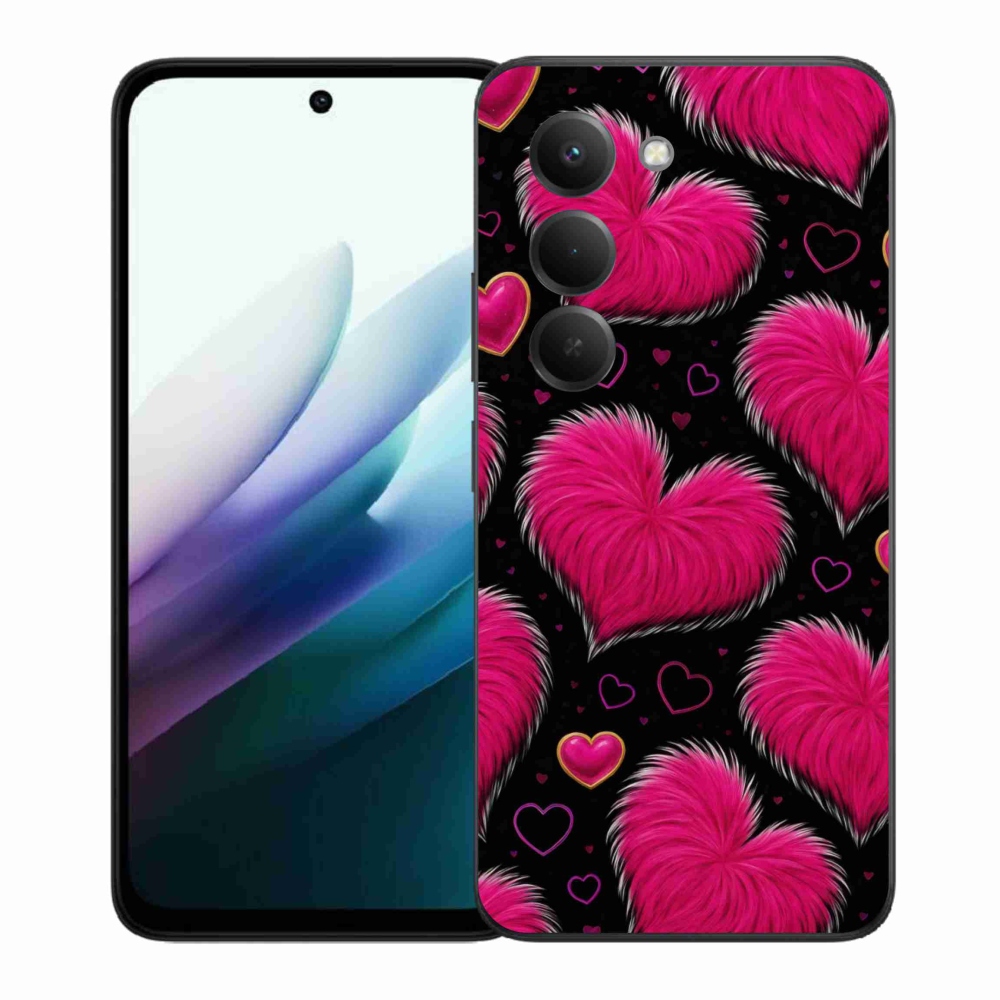 Gelový kryt mmCase na Xiaomi Redmi 15 4G/5G 171mm - hebká srdce