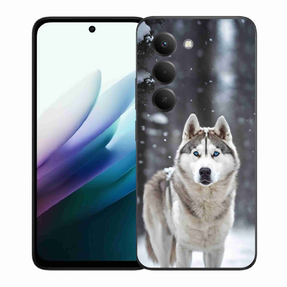 Gelový kryt mmCase na Xiaomi Redmi 15 4G/5G 171mm - husky 2