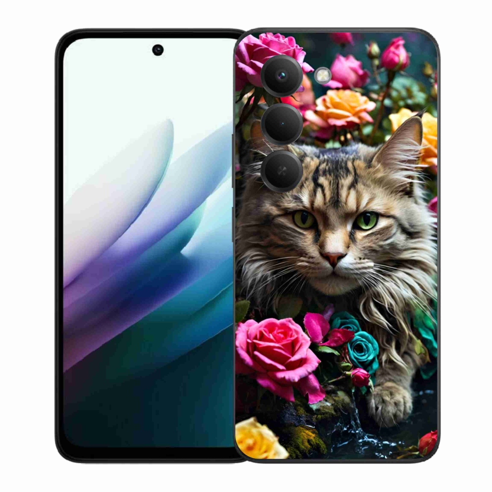 Gelový kryt mmCase na Xiaomi Redmi 15 4G/5G 171mm - kočíčí pohled 2