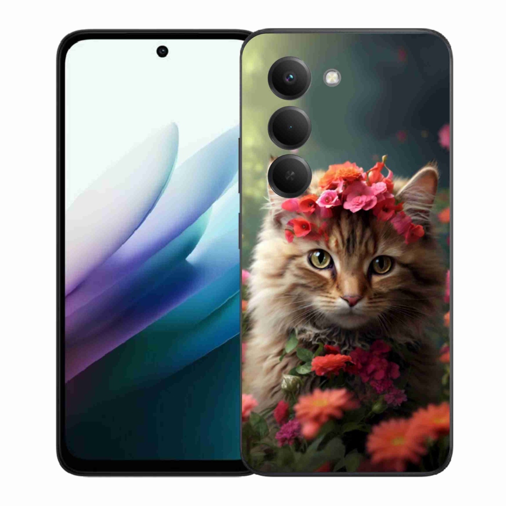 Gelový kryt mmCase na Xiaomi Redmi 15 4G/5G 171mm - kočíčí princezna