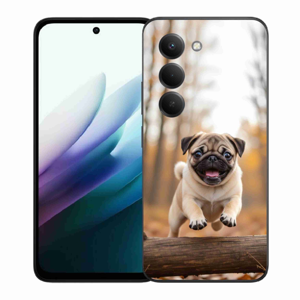 Gelový kryt mmCase na Xiaomi Redmi 15 4G/5G 171mm - mops 2