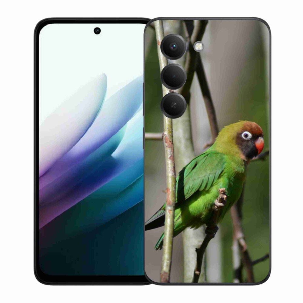 Gelový kryt mmCase na Xiaomi Redmi 15 4G/5G 171mm - papoušek agapornis