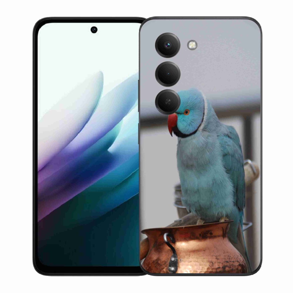 Gelový kryt mmCase na Xiaomi Redmi 15 4G/5G 171mm - papoušek alexandr modrý