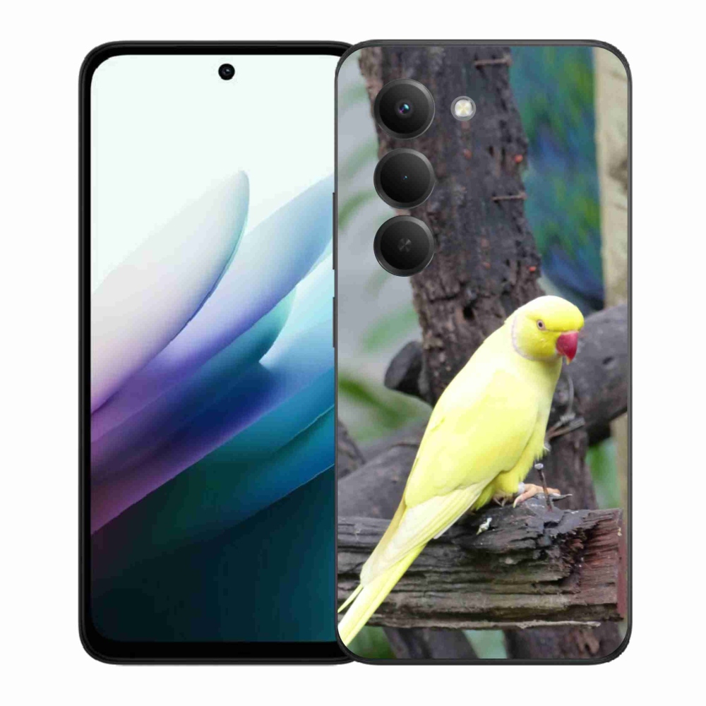 Gelový kryt mmCase na Xiaomi Redmi 15 4G/5G 171mm - papoušek alexandr žlutý