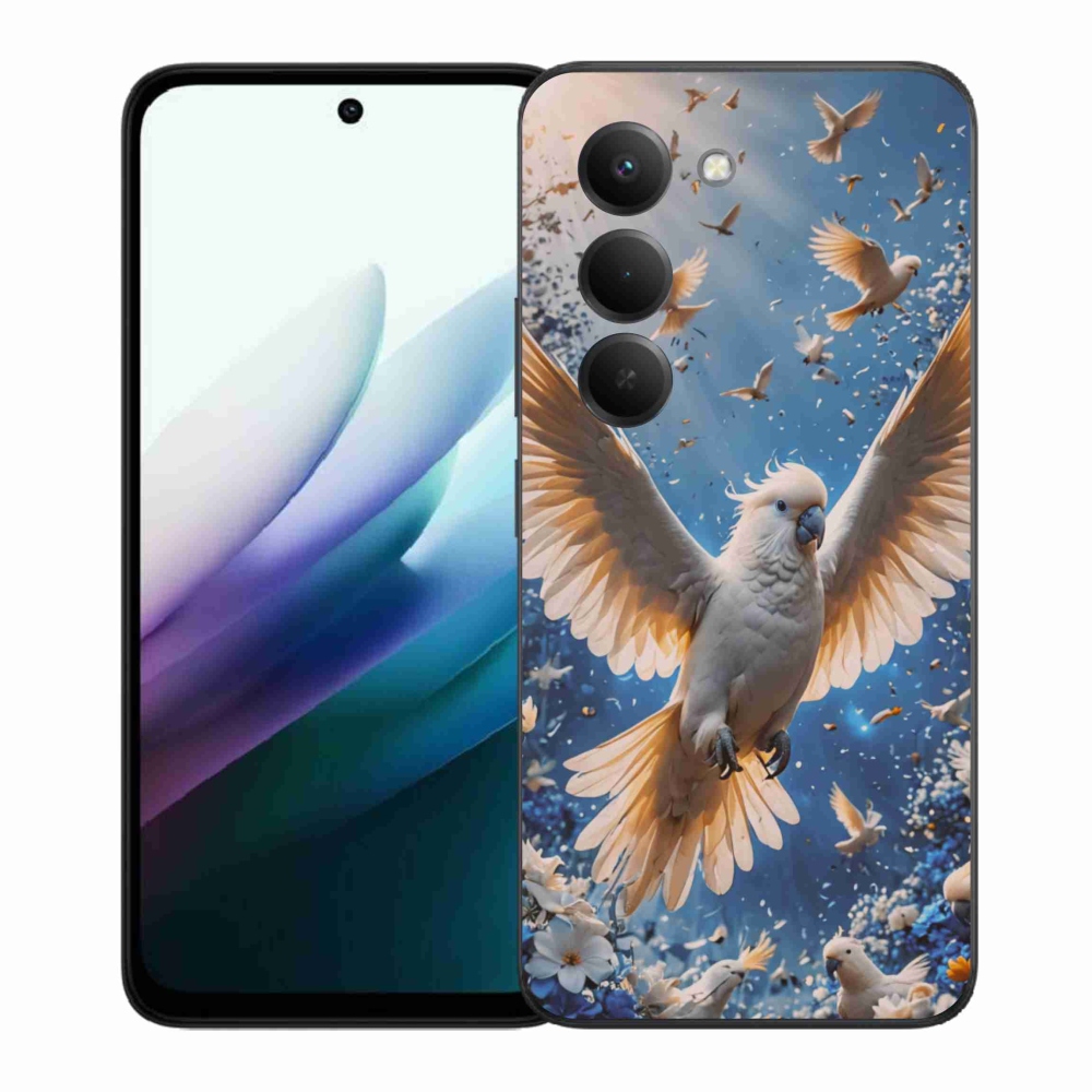 Gelový kryt mmCase na Xiaomi Redmi 15 4G/5G 171mm - papoušek kakadu