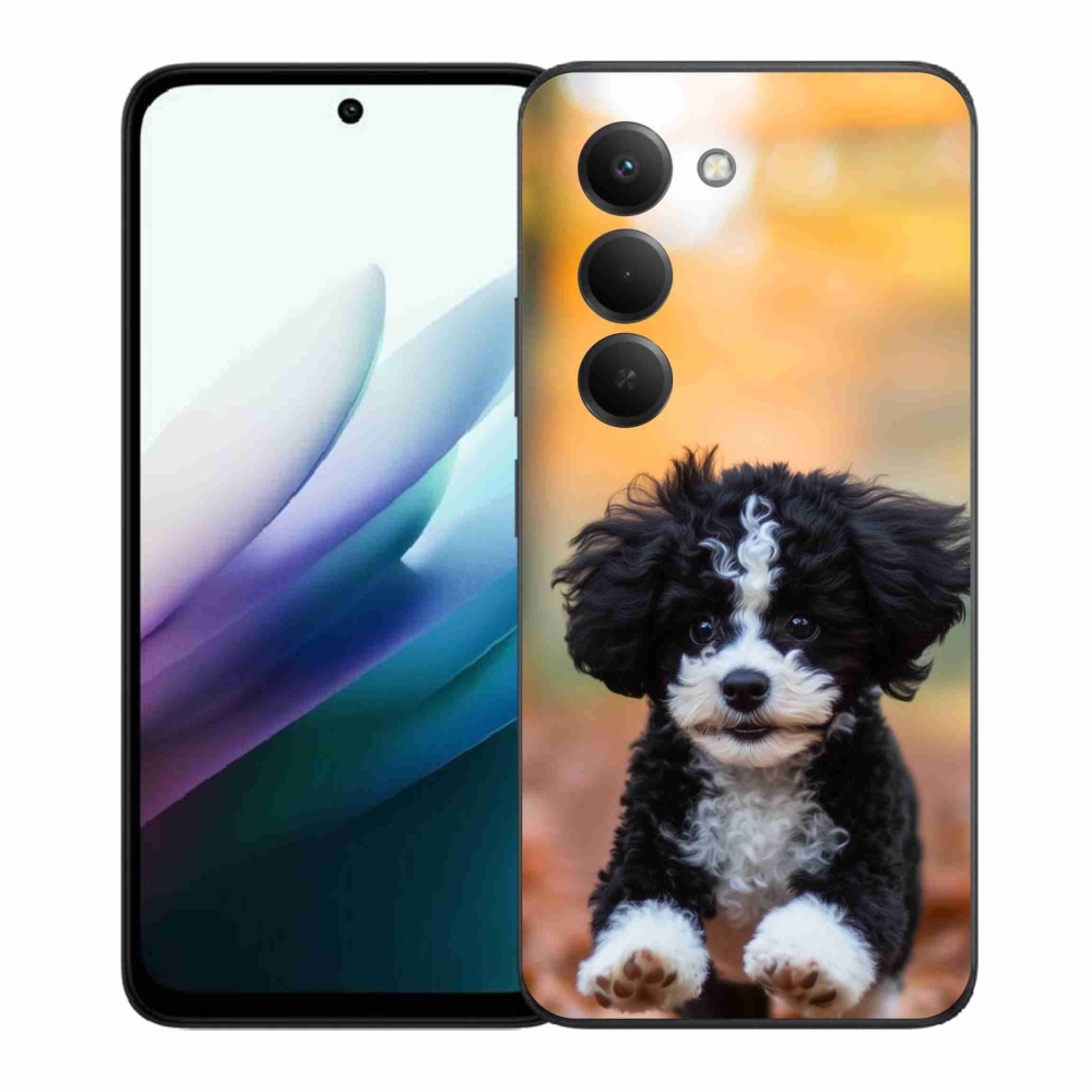 Gelový kryt mmCase na Xiaomi Redmi 15 4G/5G 171mm - roztomilé štěně 2